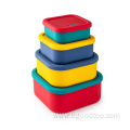 High and low temperature resistant silicone lunch box